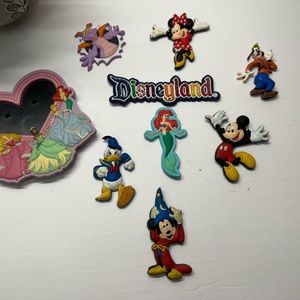 Lot Of  9 Refrigerator Disney Magnets